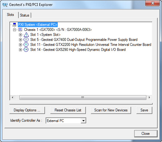 HW PXI/PCI Explorer